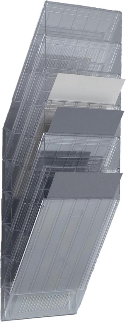 Blankettfack Flexiboxx A4L 6-fack klar
