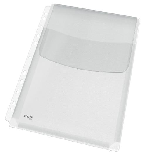 Plastficka bälg PVC 0,17 med klaff 5/fp