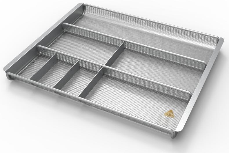 Lådinsats ALBA Meshorg 8 fack grå