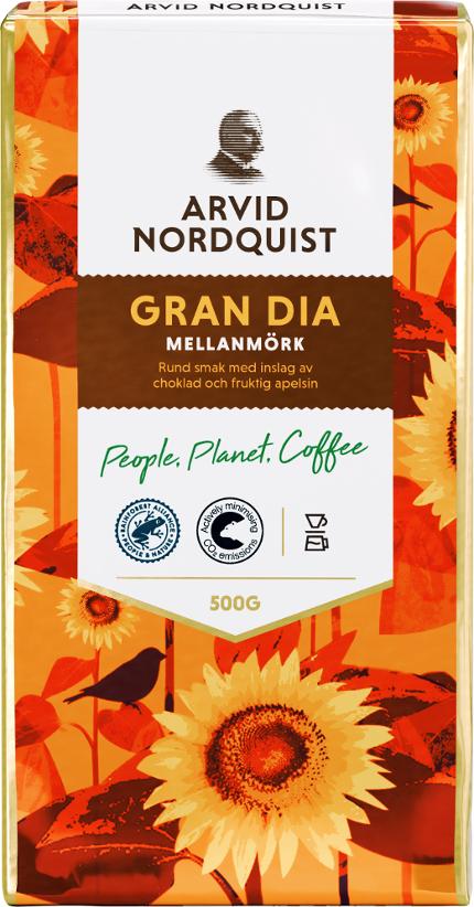 Kaffe ARVID.N Gran Dia Mellanrost 500g