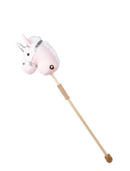 Käpphäst Enhörning rosa 100cm