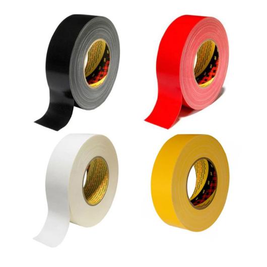 Tejp textil plastbelagd 50mmx50m vit