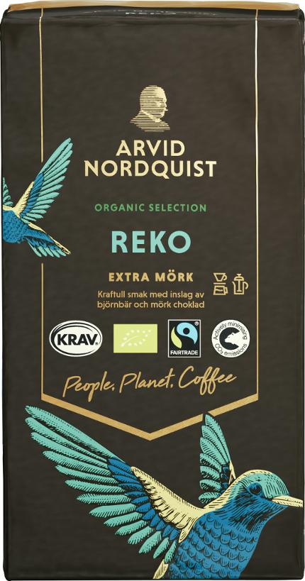 Kaffe ARVID.N Reko Mörkrost 450g