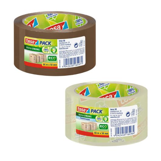 Packtejp TESA Eco Strong 50mmx66m brun