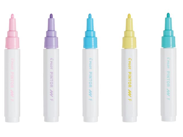 Märkpenna PILOT Pintor F Past Mix 6/fp