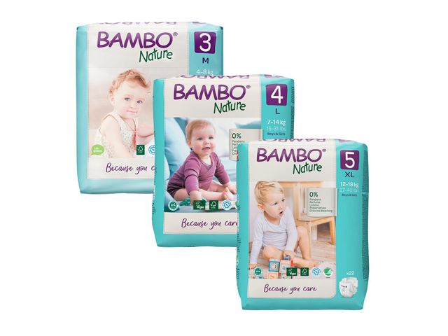 Blöja BAMBO Nature S3 4-8kg 28/fp