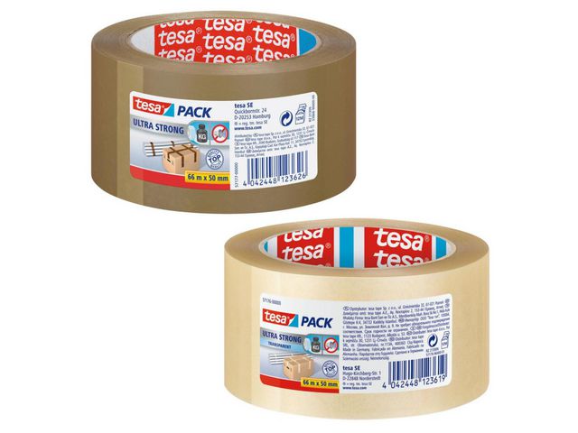 Packtejp TESA Ultra Strong 50mmx66m brun