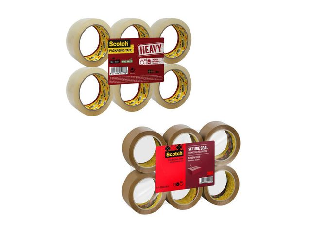 Packtejp SCOTCH Heavy 50mmx66m klar 6/fp