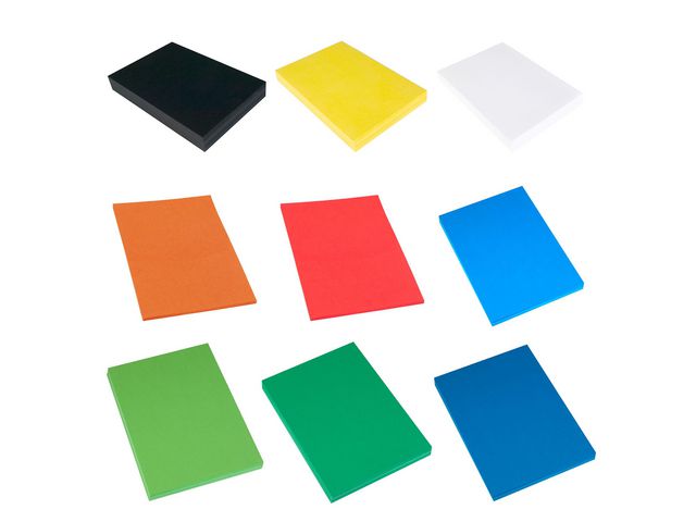 Kartong A2 180g svart 10/fp