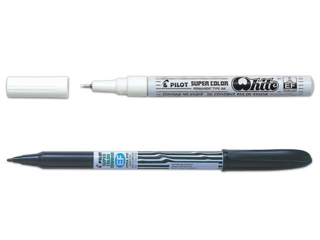 Märkpenna PILOT Super Color EF svart