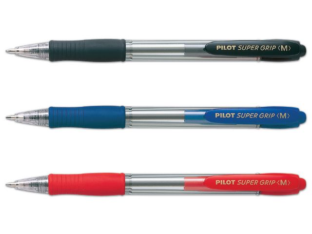 Kulpenna PILOT Super Grip med 1,0 svart