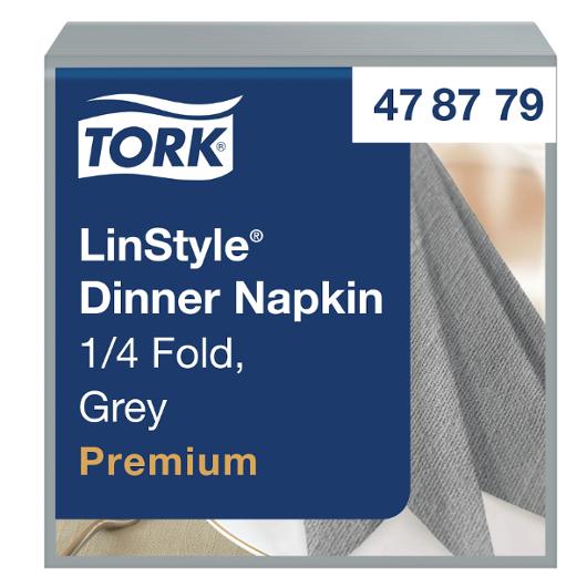 Servett TORK LinStyle Middag grå 50/fp