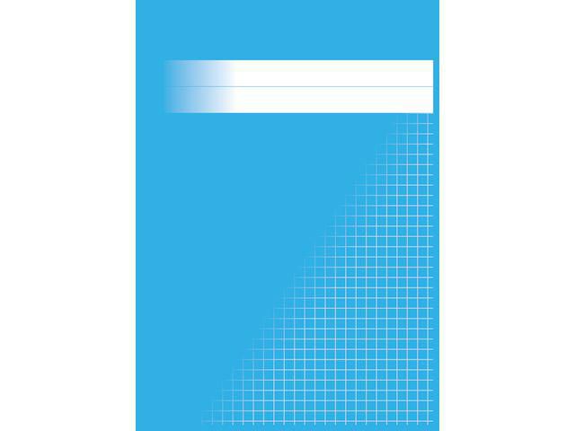 Räknehäfte A5 5x5mm mellanblå 400/fp