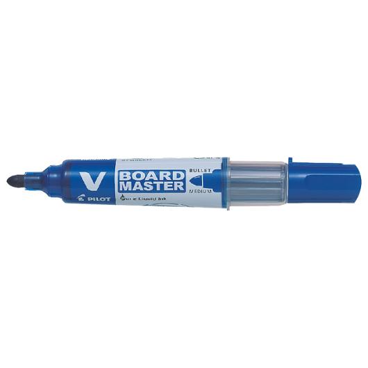 Whiteboardpenna PILOT V Board rund blå
