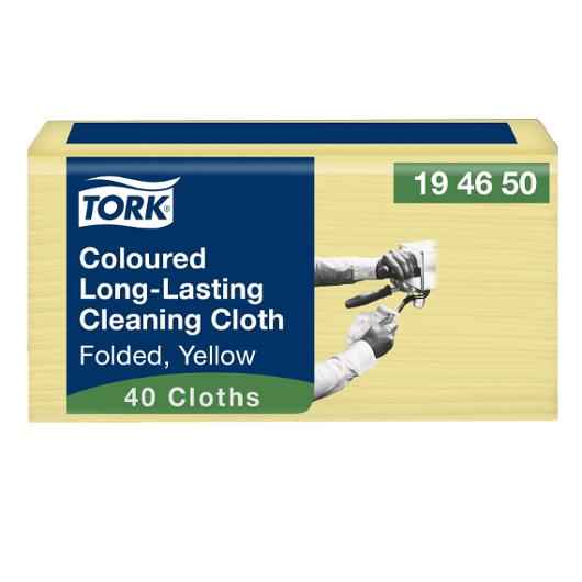 Rengöringsduk TORK Pre W8 gul 40/fp