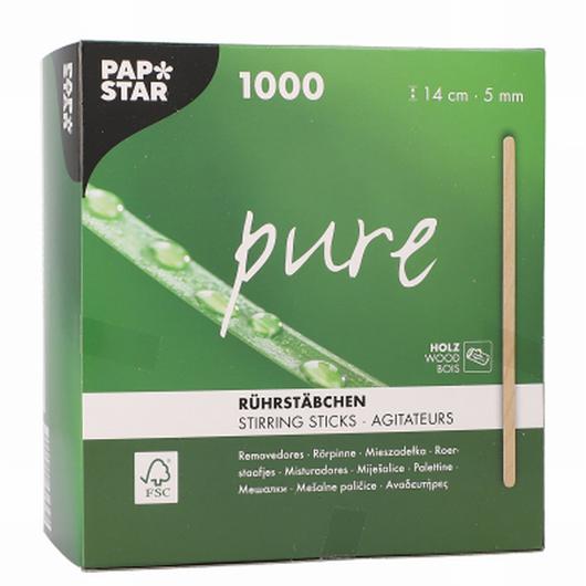 Rörpinne PURE Trä 14cm x 5mm 1000/fp