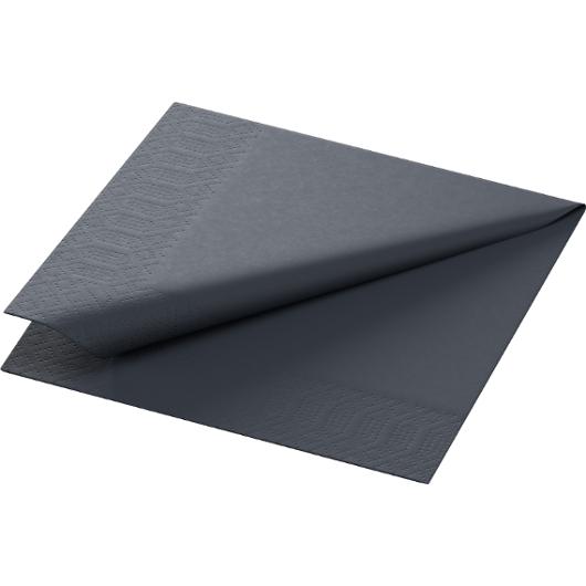 Servett 3-lags 24x24cm svart 250/fp