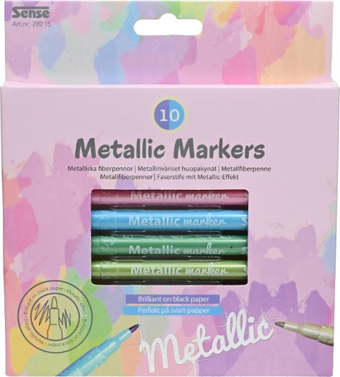 Fiberpenna metallic 10/fp
