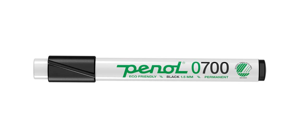 Märkpenna PENOL 0-700 perm 1,5mm svart
